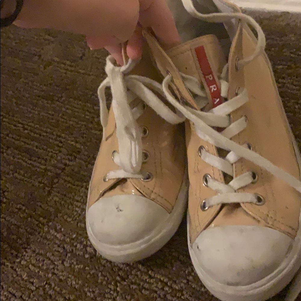 Prada high top sneakers girls